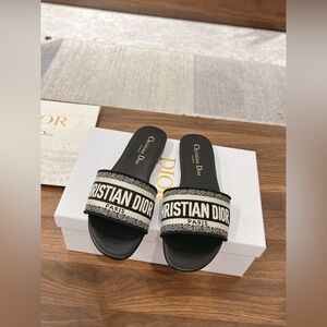 Christian Dior Black Sandals